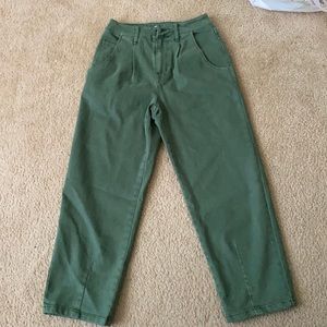 Green Zara pants